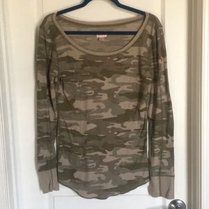 Camo long sleeve shirt